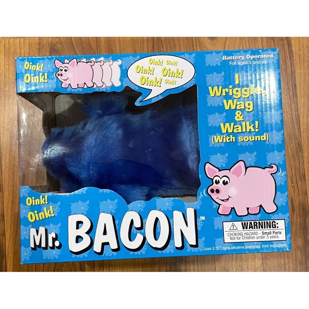 💥💥 Vintage 1998 Mr. BACON Animated Pig! 🐖 💥💥